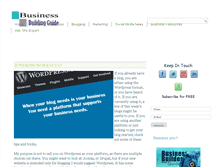 Tablet Screenshot of businessmarketingmag.com